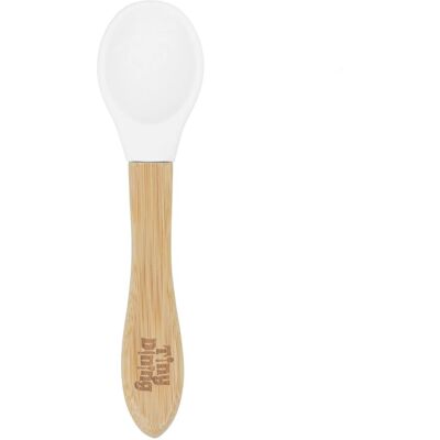 Tiny Dining Blanc Bambou Bébé Alimentation Cuillère Souple Tout-Petit Sevrage - Publicité Tiny Dining Blanc Bambou Bébé Alimentation Cuillère Souple Tout-Petit Sevrage - Publicité