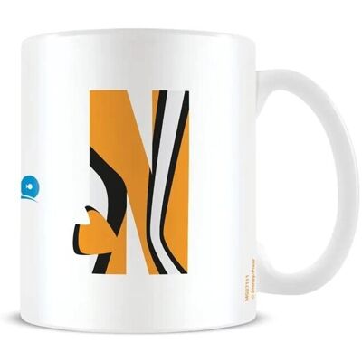 Pyramid Disney Alphabet Mug Personnalisé (N Pour Nemo Design) 325 Ml Tasse À Café En Cér - Publicité Pyramid Disney Alphabet Mug Personnalisé (N Pour Nemo Design) 325 Ml Tasse À Café En Cér - Publicité