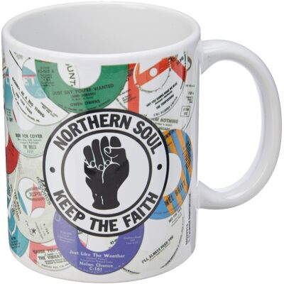 Pyramid Northern Soul Labels 11oz/315ml Mug - Publicité Pyramid Northern Soul Labels 11oz/315ml Mug - Publicité