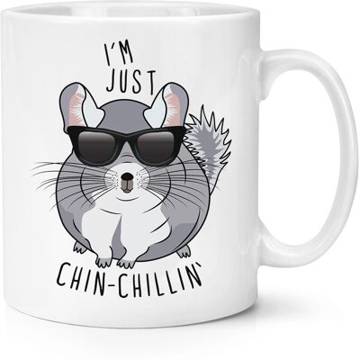 Gift Base I'M Just Chinchillin' Chinchilla Mug 10oz En Céramique Blanc - Tasse Café - Publicité Gift Base I'M Just Chinchillin' Chinchilla Mug 10oz En Céramique Blanc - Tasse Café - Publicité