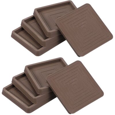 Uxcell 8 Pièces Patins Carrés Caoutchouc Pour Meubles Marron 2,5 Pouces - Publicité Uxcell 8 Pièces Patins Carrés Caoutchouc Pour Meubles Marron 2,5 Pouces - Publicité