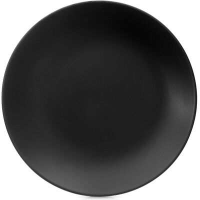 Sans Marque Assiette À Dessert En Céramique Noire 20,5 Cm - Publicité Sans Marque Assiette À Dessert En Céramique Noire 20,5 Cm - Publicité