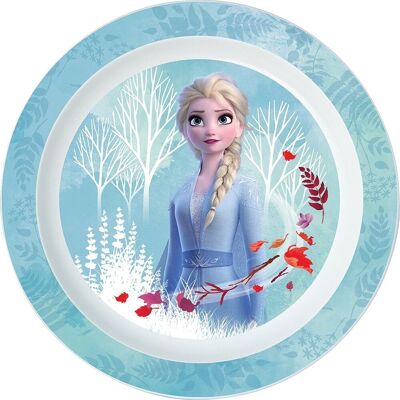 Disney - Frozen II Plate - 22x22 cm - Sans BPA - Plate - Publicité Disney - Frozen II Plate - 22x22 cm - Sans BPA - Plate - Publicité