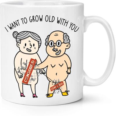 Gift Base Je Veux Vieillir Avec Toi Tasse Mug 10oz Drôle Petite Amie Saint Valentin Amour - Publicité Gift Base Je Veux Vieillir Avec Toi Tasse Mug 10oz Drôle Petite Amie Saint Valentin Amour - Publicité