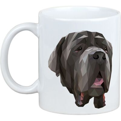 Mastino Napoletano Tasse Géométrique Art-Chien - Publicité Mastino Napoletano Tasse Géométrique Art-Chien - Publicité