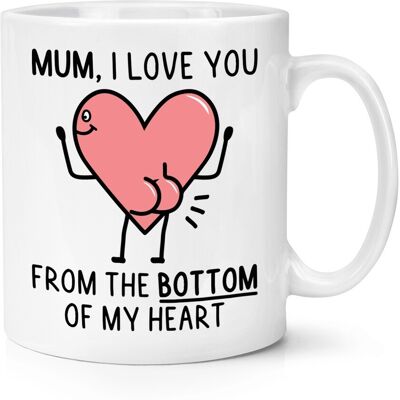 Gift Base Maman Je T'Aime Du Fond De Mon Coeur Mug 10oz Tasse Fête Des Mères Rigolo - Publicité Gift Base Maman Je T'Aime Du Fond De Mon Coeur Mug 10oz Tasse Fête Des Mères Rigolo - Publicité