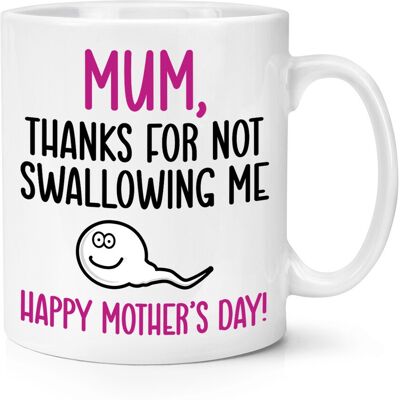 Gift Base Maman Merci De Ne Pas M'Avaller Tasse Mug 10oz Joyeuse Fête Des Mères Drôle - Publicité Gift Base Maman Merci De Ne Pas M'Avaller Tasse Mug 10oz Joyeuse Fête Des Mères Drôle - Publicité