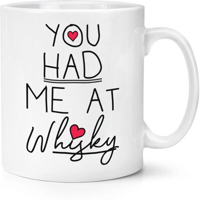 Gift Base You Had Me À Whisky 284ml Tasse - Drôle Amour Saint Valentin Jour - Publicité Gift Base You Had Me À Whisky 284ml Tasse - Drôle Amour Saint Valentin Jour - Publicité