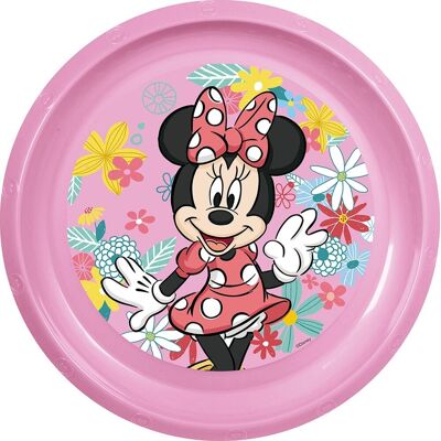 Disney Tataway Assiette Plate Rose Minnie Pour Enfants En Plastique Résistante - Publicité Disney Tataway Assiette Plate Rose Minnie Pour Enfants En Plastique Résistante - Publicité