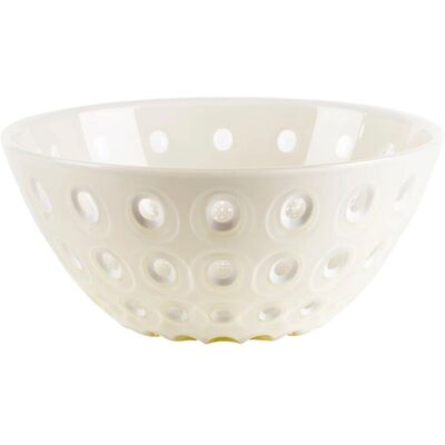 Guzzini Le Murrine Saladier 25 Cm Blanc Perle Plastique - Publicité Guzzini Le Murrine Saladier 25 Cm Blanc Perle Plastique - Publicité