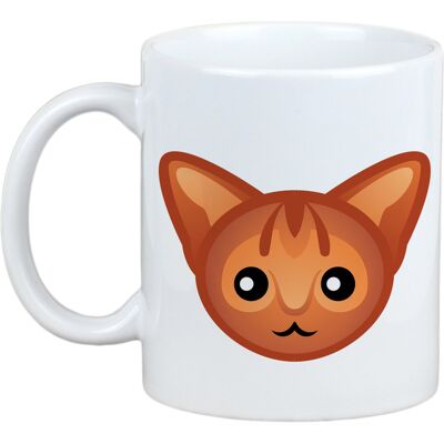 Tasse Abessinienne Avec Chat Art-Chien - Publicité Tasse Abessinienne Avec Chat Art-Chien - Publicité