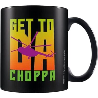 Pyramid International - Mug Get To Da Choppa Taille Unique Noir / Rouge Orangé V - Publicité Pyramid International - Mug Get To Da Choppa Taille Unique Noir / Rouge Orangé V - Publicité