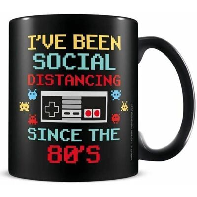 Pyramid International - Mug Social Distancing Since The 80'S Taille Unique Multi - Publicité Pyramid International - Mug Social Distancing Since The 80'S Taille Unique Multi - Publicité