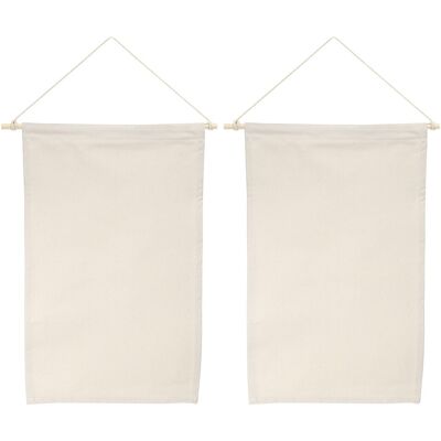 Uxcell Broche Affichage Bannière, 2 Paquet 17\" L Toile Broche Bannière Collection Beige - Publicité Uxcell Broche Affichage Bannière, 2 Paquet 17\" L Toile Broche Bannière Collection Beige - Publicité