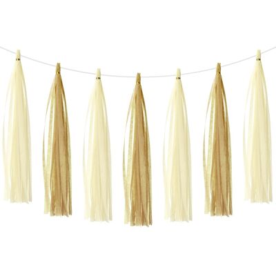 Uxcell 15 Pièces De Guirlande Fanion En Papier Pour Décoration Kaki/crème - Publicité Uxcell 15 Pièces De Guirlande Fanion En Papier Pour Décoration Kaki/crème - Publicité