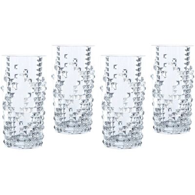 Nachtmann Punk Verre Haut De Platinée Cocktail Set 4 Pièces 390ml Cristal - Publicité Nachtmann Punk Verre Haut De Platinée Cocktail Set 4 Pièces 390ml Cristal - Publicité