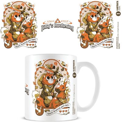 Pyramid International Ilustrata Tasse À Café En Céramique (Motif Chaton) 325 Ml - Publicité Pyramid International Ilustrata Tasse À Café En Céramique (Motif Chaton) 325 Ml - Publicité