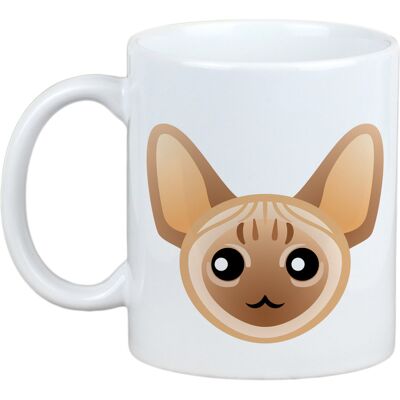 Tasse Devon Rex Avec Chat Art-Chien - Publicité Tasse Devon Rex Avec Chat Art-Chien - Publicité