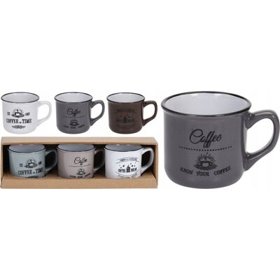 Sans Marque Tasse À Café Expresso En Céramique, Lot De 3 - Publicité Sans Marque Tasse À Café Expresso En Céramique, Lot De 3 - Publicité