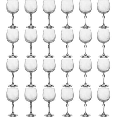 Bormioli Rocco 24x America '20s Gin Et Tonic Lunettes Art Déco Cocktail Copa De Balon 745ml - Publicité Bormioli Rocco 24x America '20s Gin Et Tonic Lunettes Art Déco Cocktail Copa De Balon 745ml - Publicité