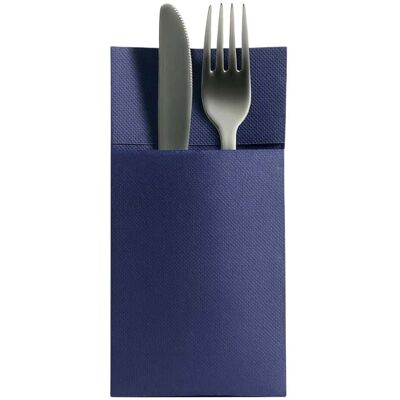 Ro.Ial Serviettes Couvert De Poche Bleu Airlaid 25 Pièces 40x40 Cm - Roial - - Publicité Ro.Ial Serviettes Couvert De Poche Bleu Airlaid 25 Pièces 40x40 Cm - Roial - - Publicité