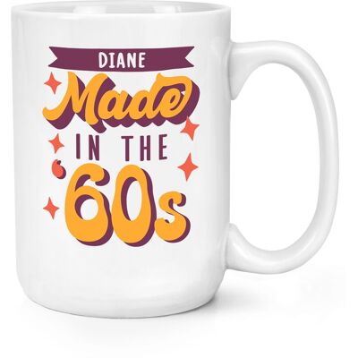 Gift Base Tasse À Café Personnalisée Cadeau « Fait Dans Les Années 60 » 15oz Grande Mug - Publicité Gift Base Tasse À Café Personnalisée Cadeau « Fait Dans Les Années 60 » 15oz Grande Mug - Publicité