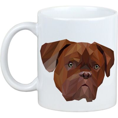 Tasse Géométrique Bordeauxdogue Art-Dog - Publicité Tasse Géométrique Bordeauxdogue Art-Dog - Publicité