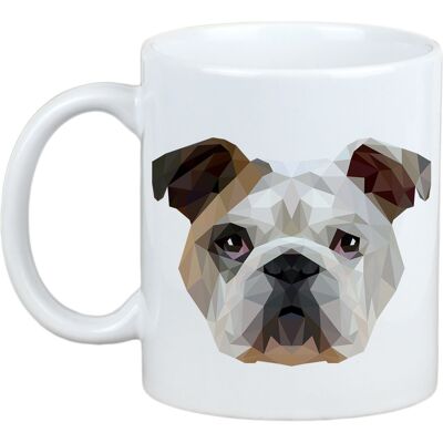 Bécher Géométrique Bulldog Art-Chien - Publicité Bécher Géométrique Bulldog Art-Chien - Publicité
