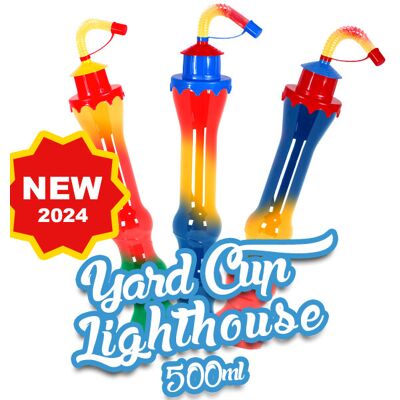 Icecup Tasses Gadoue, Slush Yard Cups Phare 500ml Boîte 132 / 0.92€ Pièce Mix Couleurs - Publicité Icecup Tasses Gadoue, Slush Yard Cups Phare 500ml Boîte 132 / 0.92€ Pièce Mix Couleurs - Publicité