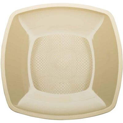 Gold Plast Assiettes Carrées Champagne 23x23 Cm 15pz Goldplast - Fêtes Événements - Publicité Gold Plast Assiettes Carrées Champagne 23x23 Cm 15pz Goldplast - Fêtes Événements - Publicité