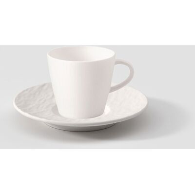 Villeroy & Boch Tasse À Espresso 60ml Avec Soucoupe 12cm Blanc - Publicité Villeroy & Boch Tasse À Espresso 60ml Avec Soucoupe 12cm Blanc - Publicité