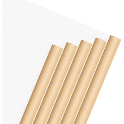 Uxcell 20 Feuilles Papier Cadeau Fleurs 21,5\\\" X 21,5\\\" Beige/blanc Pour Marque - Publicité Uxcell 20 Feuilles Papier Cadeau Fleurs 21,5\\\" X 21,5\\\" Beige/blanc Pour Marque - Publicité
