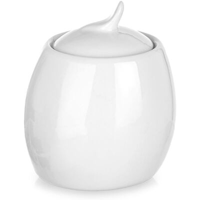 Sans Marque Sucrier En Porcelaine Mona 240 Ml - Publicité Sans Marque Sucrier En Porcelaine Mona 240 Ml - Publicité
