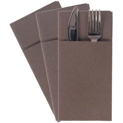 Ro.Ial Serviettes Porte-Couverts Pocket Café Airlaid - Papier Sec - 25 Pz Roial - Publicité Ro.Ial Serviettes Porte-Couverts Pocket Café Airlaid - Papier Sec - 25 Pz Roial - Publicité