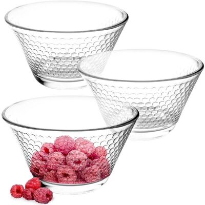Sans Marque Bols En Verre 11,5 Cm, 300 Ml 3 Pièces - Publicité Sans Marque Bols En Verre 11,5 Cm, 300 Ml 3 Pièces - Publicité