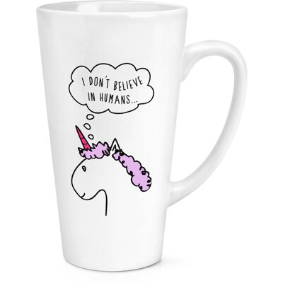 Gift Base Violet I Don'T Believe En Humains 483ml Grand Tasse À Café Latte Tasse - Drôle - Publicité Gift Base Violet I Don'T Believe En Humains 483ml Grand Tasse À Café Latte Tasse - Drôle - Publicité
