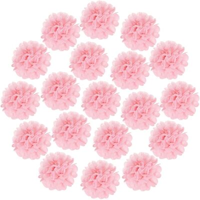 Uxcell 20pcs Pompons En Papier 14\", Fleurs En Papier De Soie Pour Anniversaires Rose - Publicité Uxcell 20pcs Pompons En Papier 14\", Fleurs En Papier De Soie Pour Anniversaires Rose - Publicité