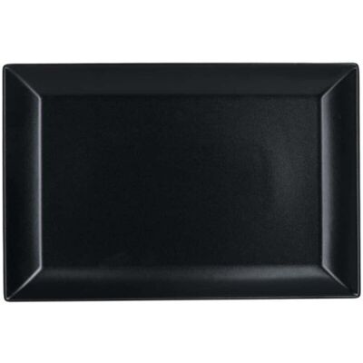Morini Set 6 Vaisselle Étages Tokio Noirs Rectangulaires 34x22 Cm Porcelaine - Publicité Morini Set 6 Vaisselle Étages Tokio Noirs Rectangulaires 34x22 Cm Porcelaine - Publicité