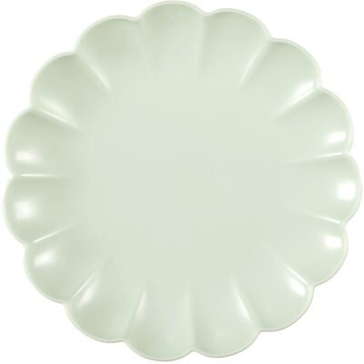 Sans Marque Assiette À Dessert Iris 20,5 Cm, Plastique Pp Vert Clair - Publicité Sans Marque Assiette À Dessert Iris 20,5 Cm, Plastique Pp Vert Clair - Publicité