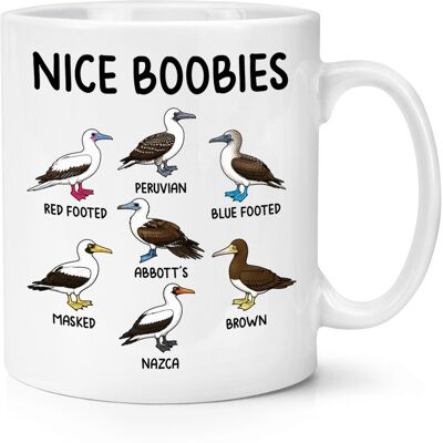 Gift Base Tasse En Céramique 10oz Pour Café Blanc Oiseau Animaux - Publicité Gift Base Tasse En Céramique 10oz Pour Café Blanc Oiseau Animaux - Publicité