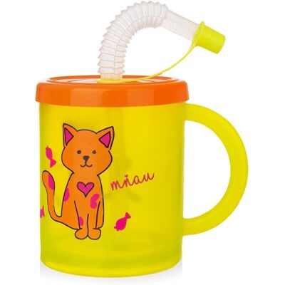 Artemis Gobelet Pour Enfants Avec Paille Et Tube, En Plastique - Publicité Artemis Gobelet Pour Enfants Avec Paille Et Tube, En Plastique - Publicité