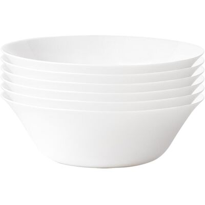 Bormioli Rocco 6x Verre Verre Verre Plaque Verre Verre Verier 27cm Blanc - Publicité Bormioli Rocco 6x Verre Verre Verre Plaque Verre Verre Verier 27cm Blanc - Publicité