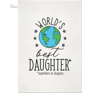 Gift Base World'S Meilleur Fille Thé Serviette Plat Tissu Favourite Blague Awesome Famille - Publicité Gift Base World'S Meilleur Fille Thé Serviette Plat Tissu Favourite Blague Awesome Famille - Publicité