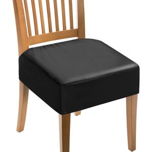 Uxcell 2pcs Housses De Siège En Pu Pour Chaise, Protège Coussin Noir - Publicité Uxcell 2pcs Housses De Siège En Pu Pour Chaise, Protège Coussin Noir - Publicité
