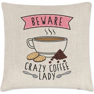 Gift Base Attention Fou Café Femme Coussin Housse Oreiller Maman Mères Jour Copine Drôle - Publicité Gift Base Attention Fou Café Femme Coussin Housse Oreiller Maman Mères Jour Copine Drôle - Publicité