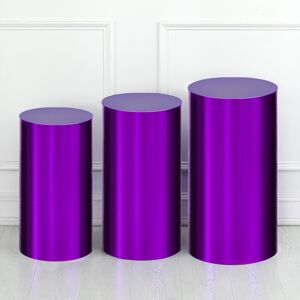 Uxcell 3 Sets De Housses Cylindriques En Spandex Pour Stand - Tissu Foil Violet Petit - Publicité Uxcell 3 Sets De Housses Cylindriques En Spandex Pour Stand - Tissu Foil Violet Petit - Publicité