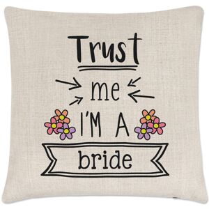 Gift Base Trust Me I'M A Mariée Coussin Housse Oreiller - Drôle Mariage - Publicité Gift Base Trust Me I'M A Mariée Coussin Housse Oreiller - Drôle Mariage - Publicité