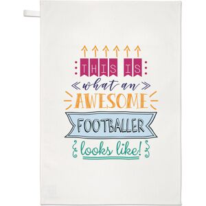 Gift Base Voici À Quoi Ressemble Un Super Footballeur Serviette De Thé Chiffon À Vaisselle - Publicité Gift Base Voici À Quoi Ressemble Un Super Footballeur Serviette De Thé Chiffon À Vaisselle - Publicité