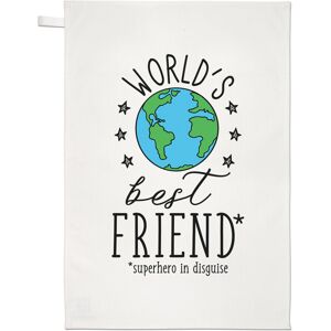 Gift Base Meilleur Ami Du Monde Serviette De Thé Chiffon À Vaisselle Blague Drôle Préféré - Publicité Gift Base Meilleur Ami Du Monde Serviette De Thé Chiffon À Vaisselle Blague Drôle Préféré - Publicité