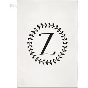Gift Base Lettre Z Couronne Florale Alphabet Serviette À Thé Chiffon À Vaisselle - Fleurs - Publicité Gift Base Lettre Z Couronne Florale Alphabet Serviette À Thé Chiffon À Vaisselle - Fleurs - Publicité